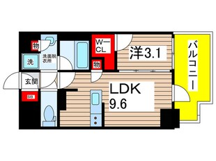 オーパスレジデンス千葉駅前の物件間取画像